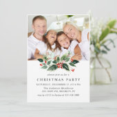 フェスティバルホリーベリーフォトホリデークリスマスパーティー 招待状 (スタンド正面)