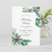 フェスティバルホリーベリーブランチホリデークリスマスパーティー 招待状 (スタンド正面)