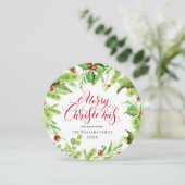 フェスティバルホリーベリーミストレトークリスマスグリーティング シーズンカード (スタンド正面)