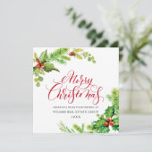 フェスティバルホリーベリー企業のクリスマスグリーティング シーズンカード (スタンド正面)