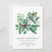 フェスティバルホリーベリー3 PHOTOクリスマスグリーティング シーズンカード (正面)