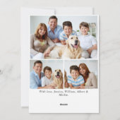 フェスティバルホリーベリー3 PHOTOクリスマスグリーティング シーズンカード (裏面)