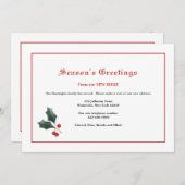 フェスティバルホリーホリデームービングカード シーズンカード (正面/裏面)