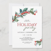 フェスティバルホリーボタニカルホリデーパーティー 招待状 (正面)
