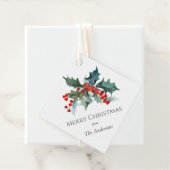 フェスティバルホリーメリークリスマスと名前 フェイバータグ (インサイチュ)