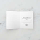 フェスティバルホリーリースクリスマスグリーティ企業のング シーズンカード (内部)