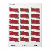 フェスティバルホリー&パインホリデイ差出人住所 ラベル (フルシート)