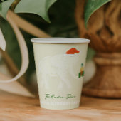 フェスティバルホワイトエレファントパーティー 図解入りの、写真付きの 紙コップ