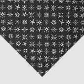 フェスティバルホワイトスノーフレーククリスマスパターン 薄葉紙 (詳細)