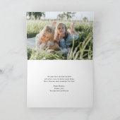 フェスティバルホームフォーザホリデーズリースフォトカード シーズンカード (内部)