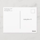 フェスティバルホームホリデーオープンハウスフォト招待状 ポストカード (裏面)