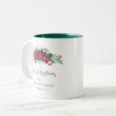 フェスティバルボタニカルクリスマスホリデーカスタムズ ツートーンマグカップ (正面左)