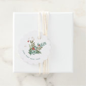 フェスティバルボタニカルフローラクリスマスクラシックホワイト フェイバータグ (インサイチュ)