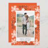 フェスティバルボタニカルホリデーフォトカード シーズンカード (正面/裏面)