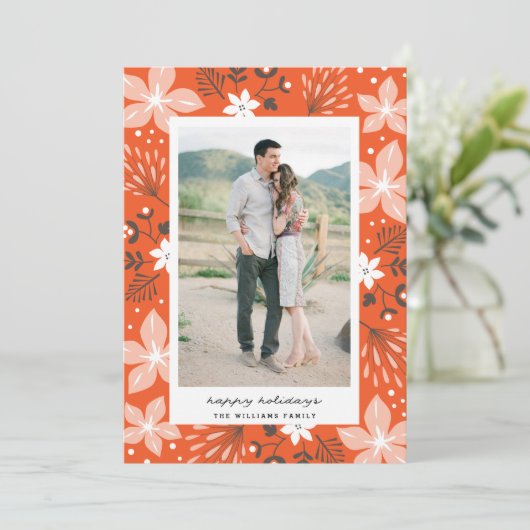 フェスティバルボタニカルホリデーフォトカード シーズンカード (スタンド正面)