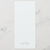 フェスティバルボタニカルリース結婚ズブレックファーストメニュー メニュー (裏面)