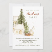 フェスティバルボホヴィンテージメリークリスマスパーティー 招待状 (正面)