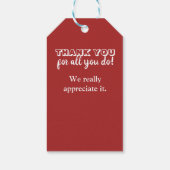 フェスティバルボランティア感謝 ギフトタグ (裏面)