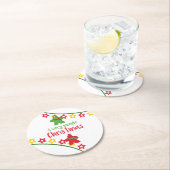 フェスティバルボードゲームメートルクリスマス ラウンドペーパーコースター (インサイチュ)