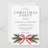 フェスティバルボー企業のクリスマスパーティー 招待状 (正面)