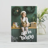 フェスティバルボー | 2枚の写真ですべて明るい シーズンカード (スタンド正面)