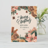 フェスティバルポインセチア柑橘類 シーズンカード (スタンド正面)