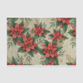 フェスティバルポインセチア離れグリーン 薄葉紙 (正面)