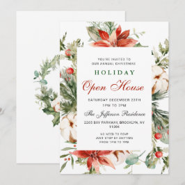 フェスティバルポインセティアクリスマスホリデーオープンハウス 招待状