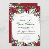 フェスティバルポインセティアクリスマスホリデーオープンハウス 招待状 (正面/裏面)