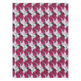 フェスティバルポインセティアスパターンホリデイ テーブルクロス