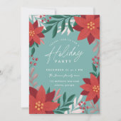 フェスティバルポインセティアフラワーズホリデーパーティー 招待状 (正面)