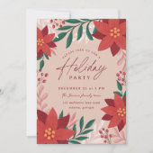 フェスティバルポインセティアフラワーズホリデーパーティー 招待状 (正面)