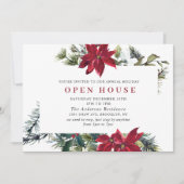 フェスティバルポインセティアホリデークリスマスオープンハウス 招待状 (正面)