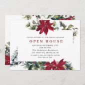 フェスティバルポインセティアホリデークリスマスオープンハウス 招待状 (正面/裏面)