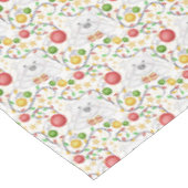 フェスティバルポーラベアーズクリスマスホリデー テーブルクロス (アングル)