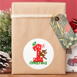 フェスティバルマイ初めてのクリスマスベビー ラウンドシール