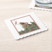 フェスティバルマウス及びホリーコースター ペーパーコースター (アングル)