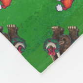 フェスティバルマストドンオングリーン フリースブランケット (角)