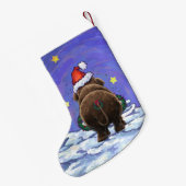 フェスティバルマストドン スモールクリスマスストッキング (裏面 (吊り時))