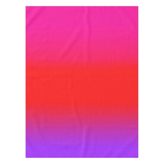 フェスティバルマゼンタ赤紫グラデーション テーブルクロス (正面)