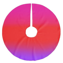 フェスティバルマゼンタ赤紫グラデーション ブラッシュドポリエステルツリースカート