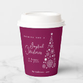 フェスティバルマゼンタ 紙コップ (正面)