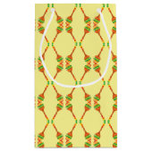 フェスティバルマラカス模様 スモールペーパーバッグ (裏面)