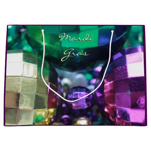 フェスティバルマルディグラカスタムス抱き枕 ラージペーパーバッグ (正面)