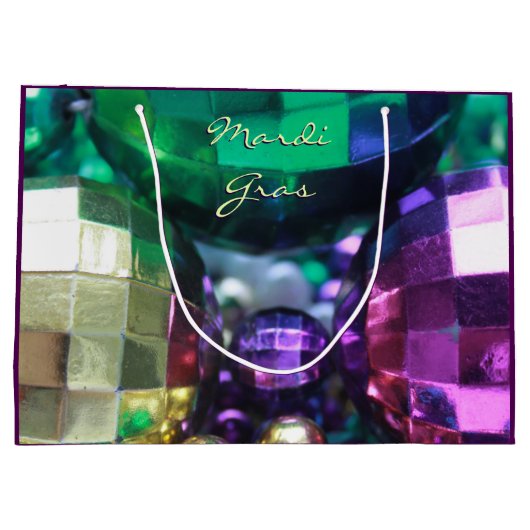 フェスティバルマルディグラカスタムス抱き枕 ラージペーパーバッグ (裏面)