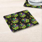 フェスティバルマルディグラ スクエアペーパーコースター (アングル)