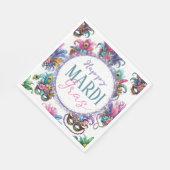 フェスティバルマルディグラ スタンダードランチョンナプキン (角)