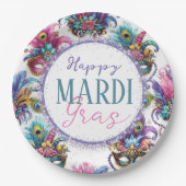 フェスティバルマルディグラ ペーパープレート (正面)