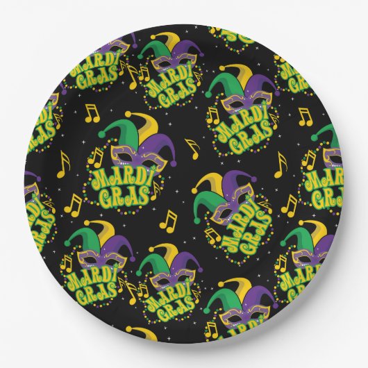 フェスティバルマルディグラ ペーパープレート (正面)