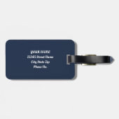 フェスティバルマンガサンタキャットお祝い ラゲッジタグ (裏面横)